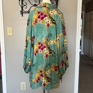 Floreat jacket by Anthropologie. Oversized.